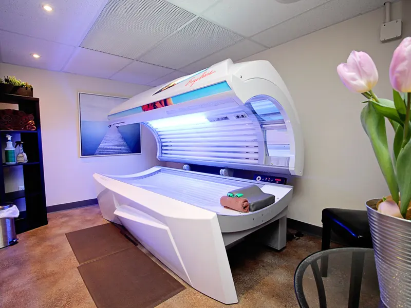 A treatment room at Simply The Best in Sudbury